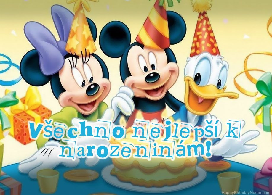 Dětské narozeninové pozdravy