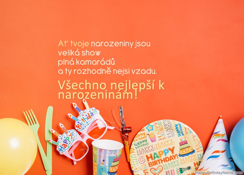 Všechno nejlepší k narozeninám karty