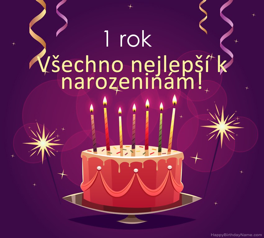 Legrační pozdravy pro všechno nejlepší k narozeninám 1 rok starý chlapec obrázky