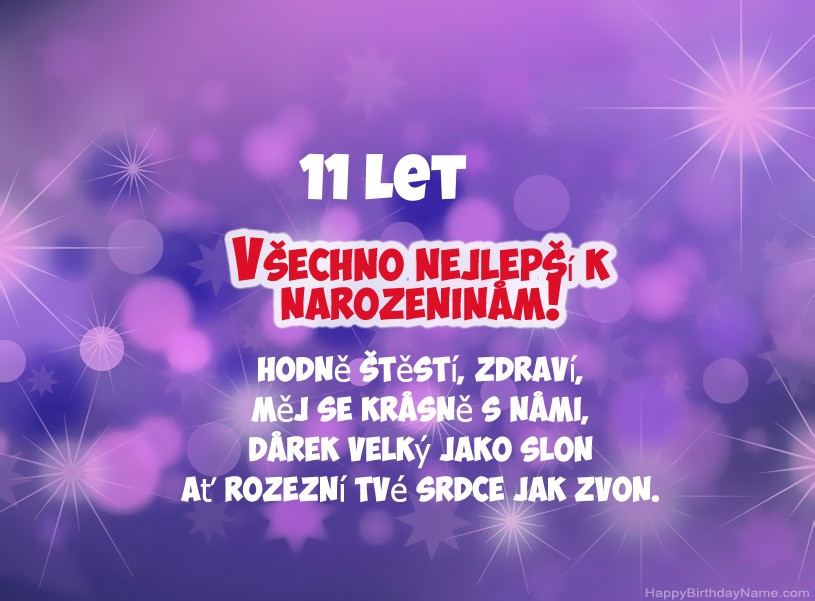 Krásné fotografie pro všechno nejlepší k narozeninám 11 letý chlapec