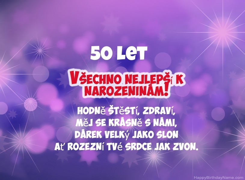 Krásné fotografie pro všechno nejlepší k narozeninám 50letý muž
