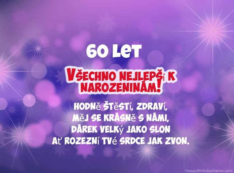 Krásné fotografie pro všechno nejlepší k narozeninám 60letý muž