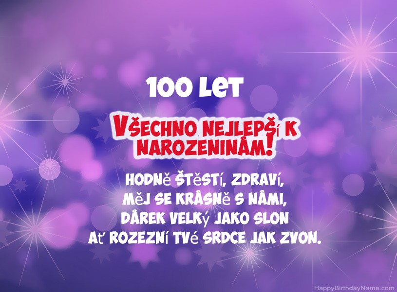 Krásné fotografie pro všechno nejlepší k narozeninám 100letý muž