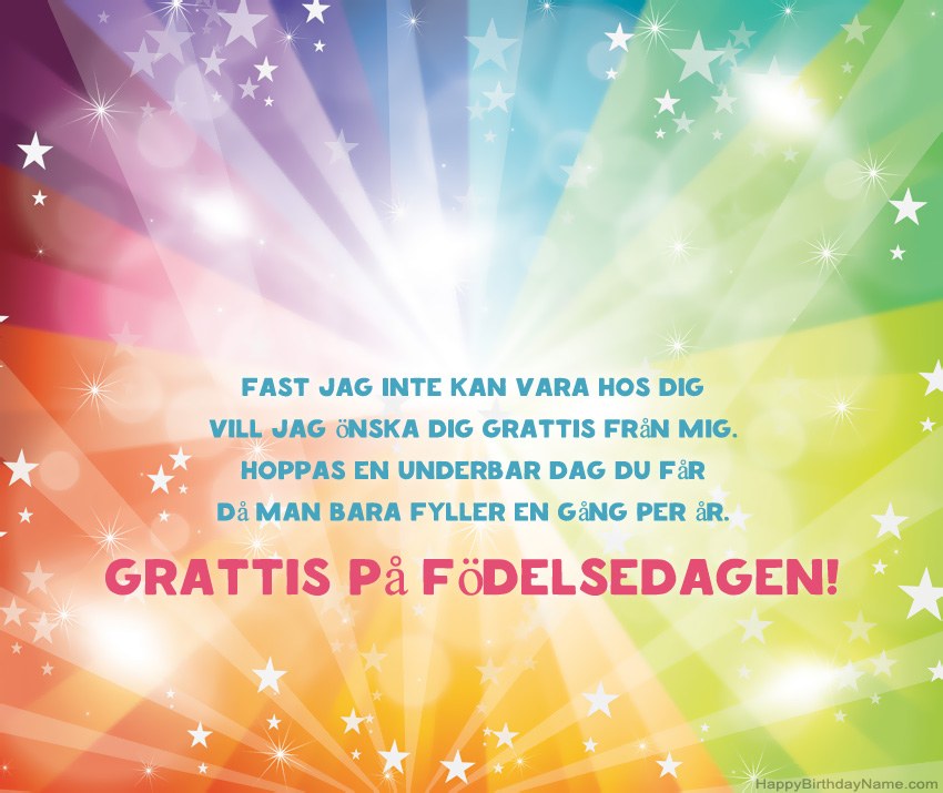 Vackra födelsedagkort
