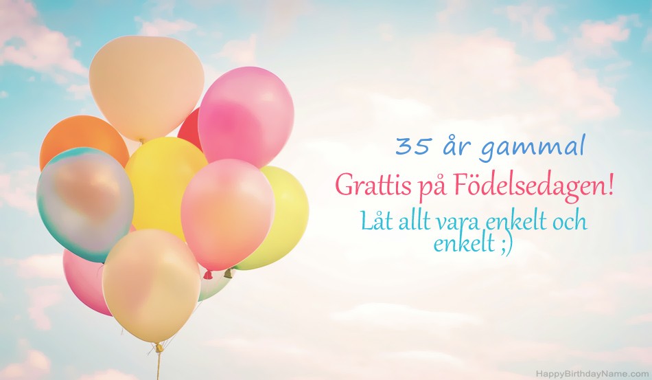 Grattis på födelsedagen 35 år gammal tjej-bilder