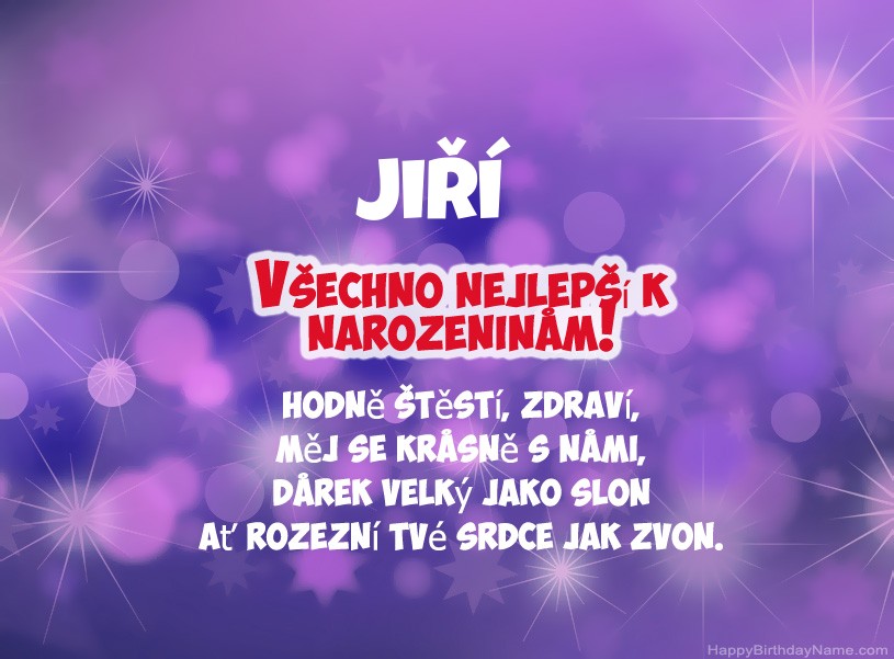 Krásné fotografie k narozeninám Jiří