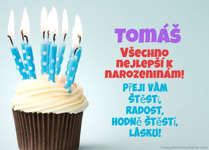 Blahopřejeme k narozeninám Tomáš