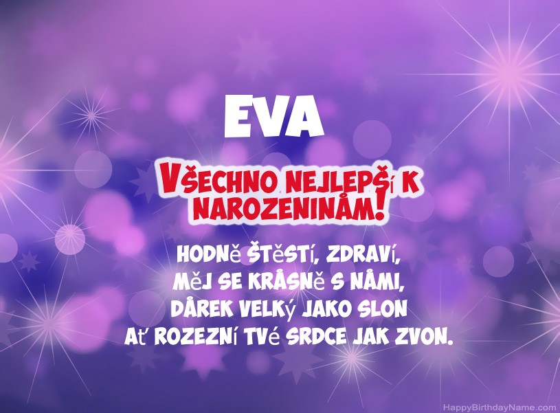 Krásné fotografie k narozeninám Eva