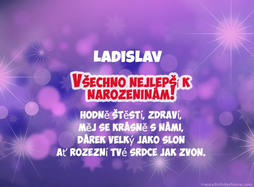 Krásné fotografie k narozeninám Ladislav