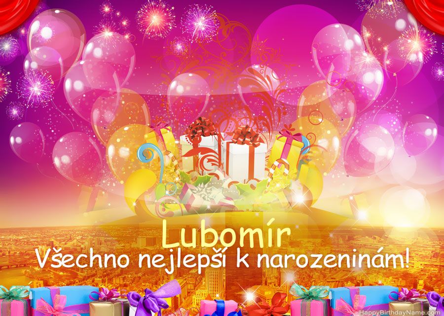 Legrační obrázky vše nejlepší k narozeninám Lubomír