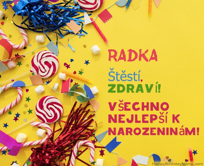 Krásné narozeniny Radka!