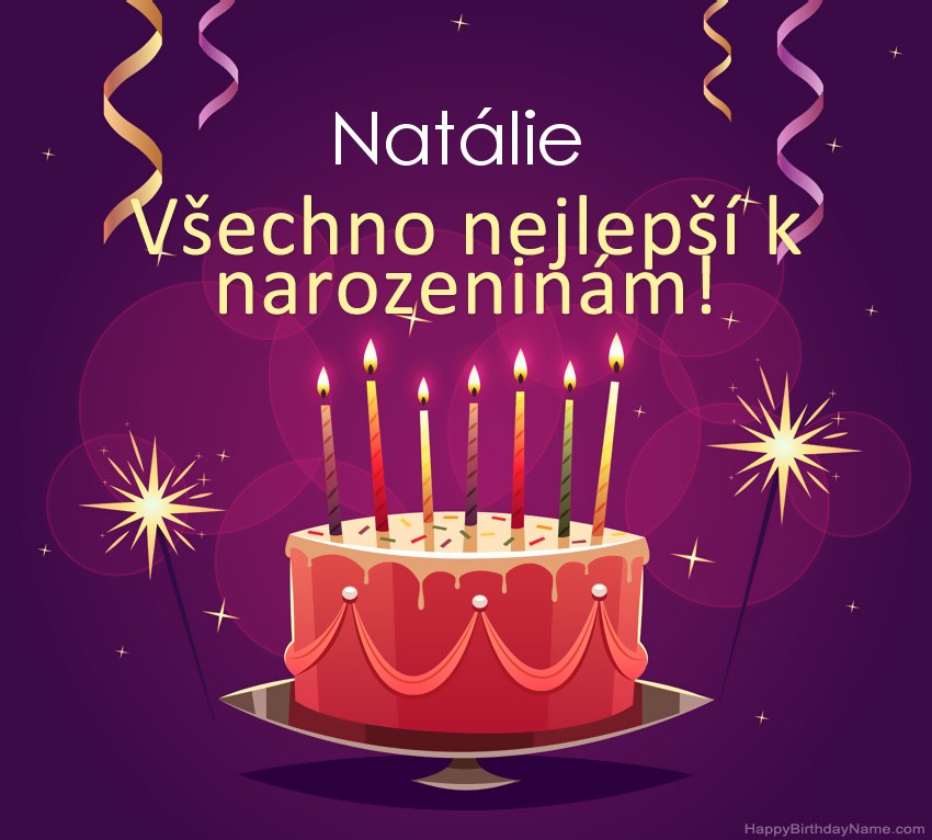 Legrační pozdravy pro všechno nejlepší k narozeninám Natálie obrázky