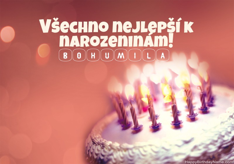 Všechno nejlepší k narozeninám Bohumila obrázky