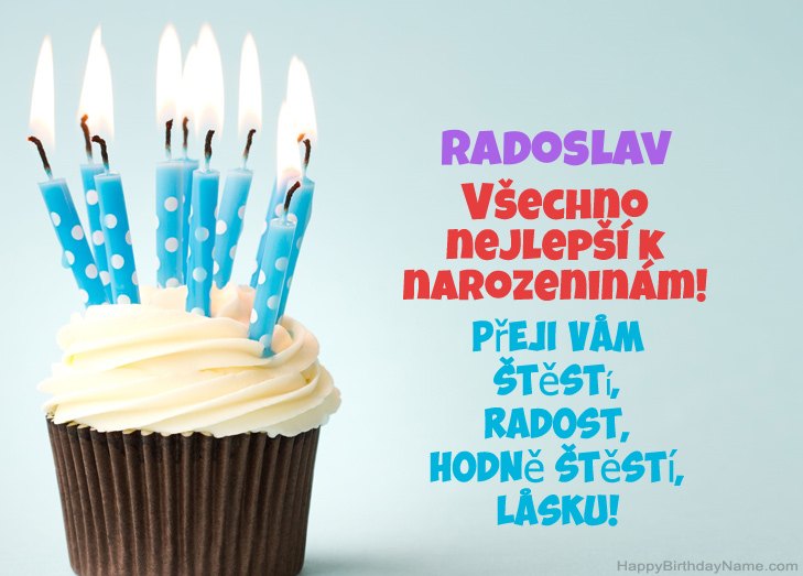 Blahopřejeme k narozeninám Radoslav