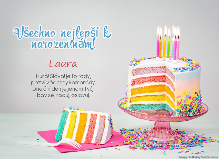 Přeji Laura pro všechno nejlepší k narozeninám