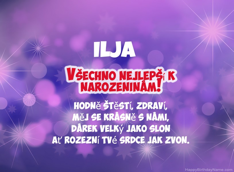 Krásné fotografie k narozeninám Ilja
