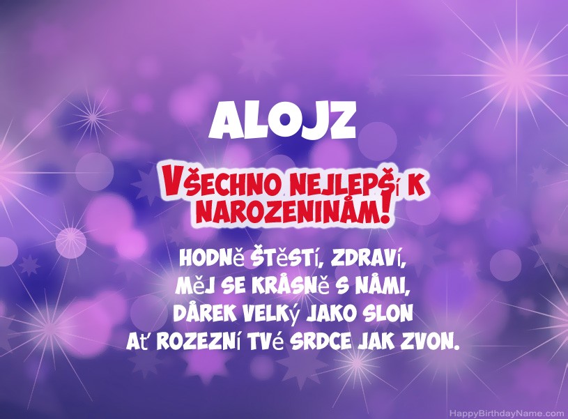 Krásné fotografie k narozeninám Alojz