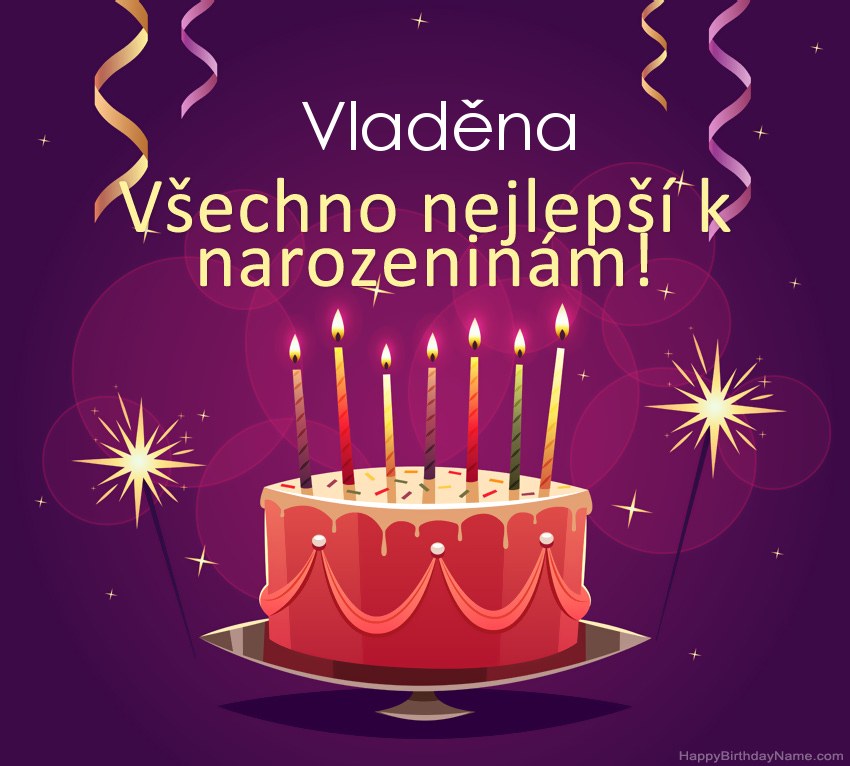 Legrační pozdravy pro všechno nejlepší k narozeninám Vladěna obrázky