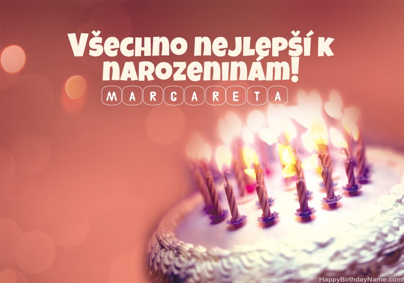 Všechno nejlepší k narozeninám Margareta obrázky