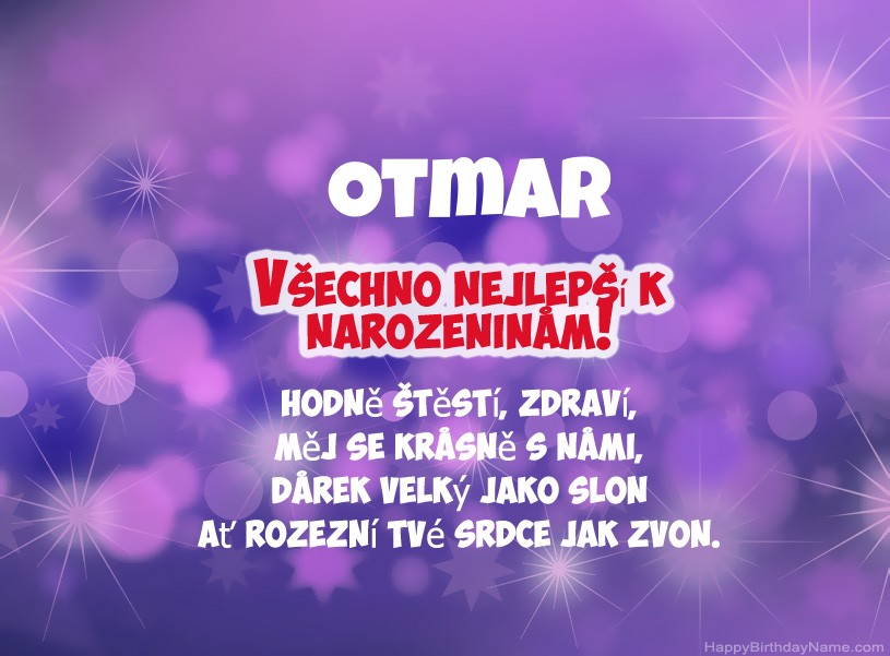 Krásné fotografie k narozeninám Otmar