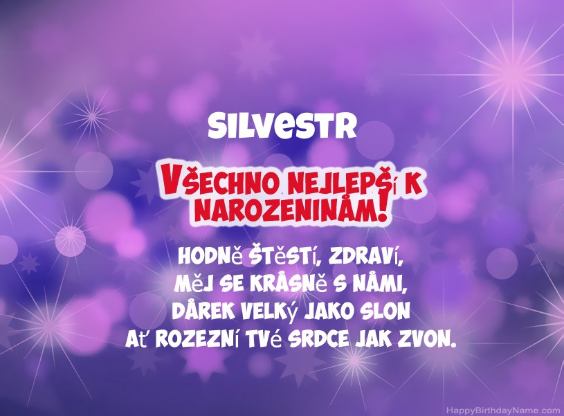 Krásné fotografie k narozeninám Silvestr Krásné fotografie k narozeninám Silvestr