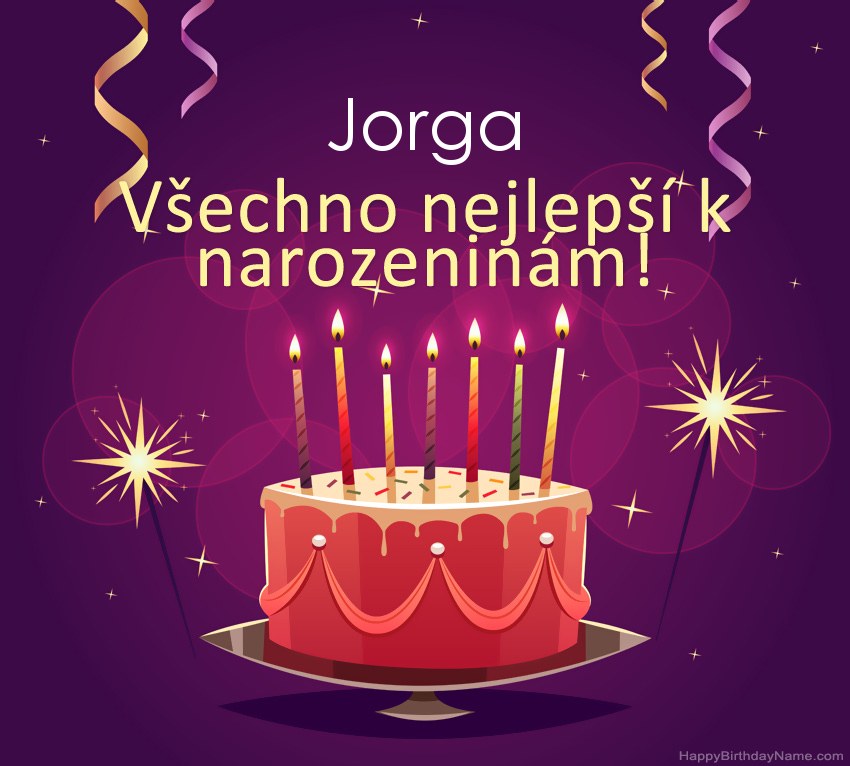 Legrační pozdravy pro všechno nejlepší k narozeninám Jorga obrázky