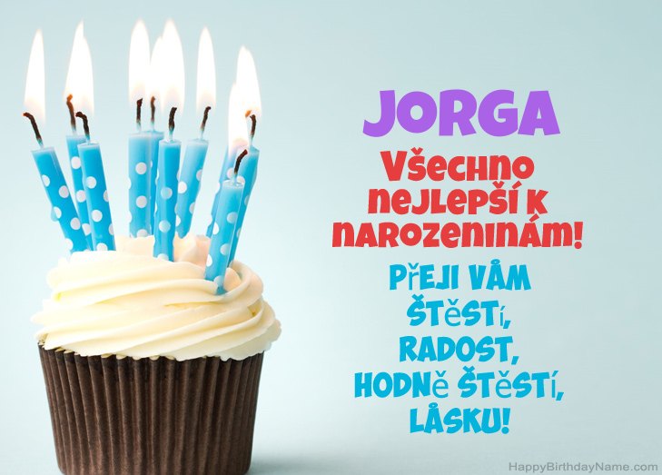 Blahopřejeme k narozeninám Jorga