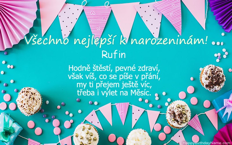 Všechno nejlepší k narozeninám Rufin, Krásné obrázky