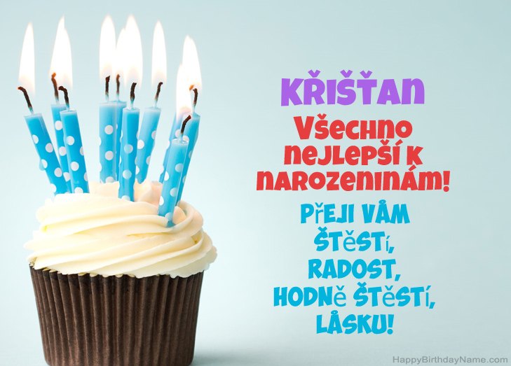 Blahopřejeme k narozeninám Křišťan