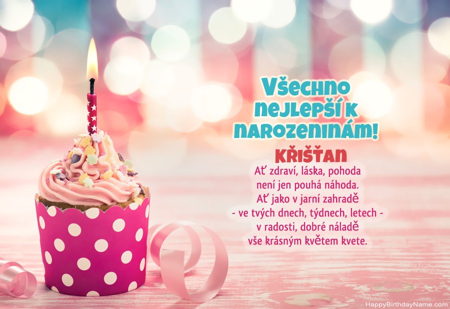 Stáhněte si všechno nejlepší k narozeninám Křišťan zdarma