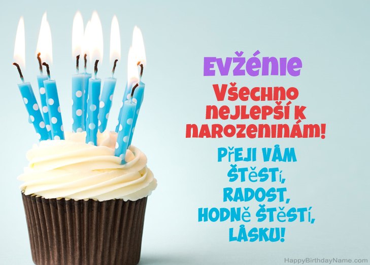 Blahopřejeme k narozeninám Evžénie Blahopřejeme k narozeninám Evžénie
