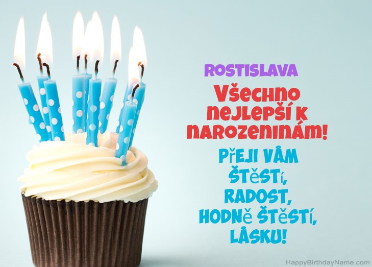 Blahopřejeme k narozeninám Rostislava