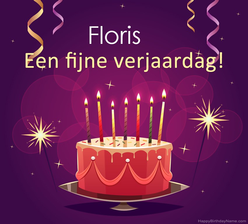 Grappige groeten voor fijne verjaardag Floris-foto