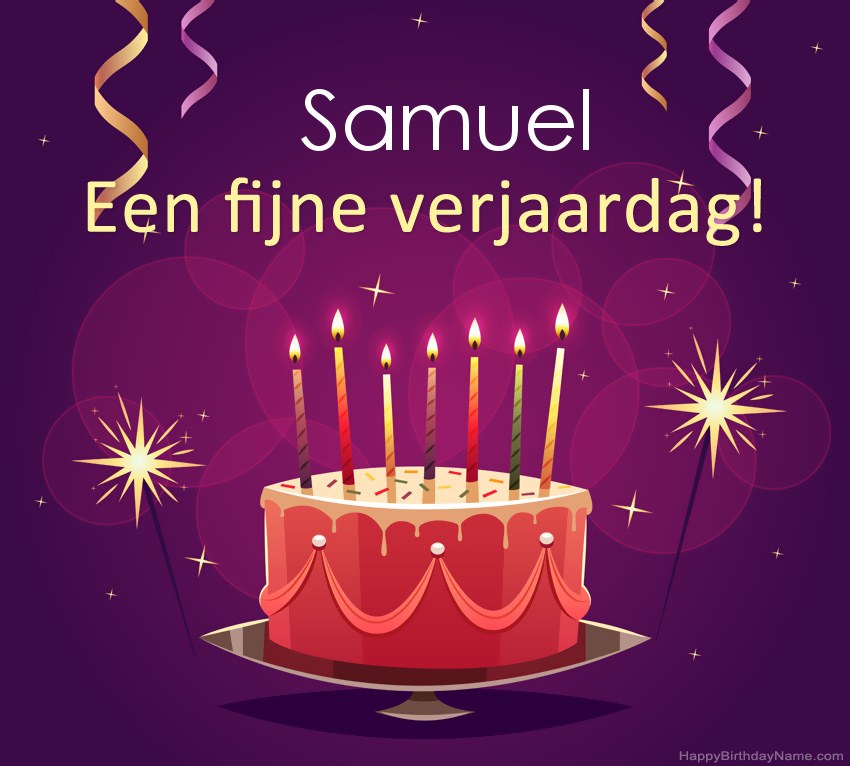 Grappige groeten voor fijne verjaardag Samuel-foto