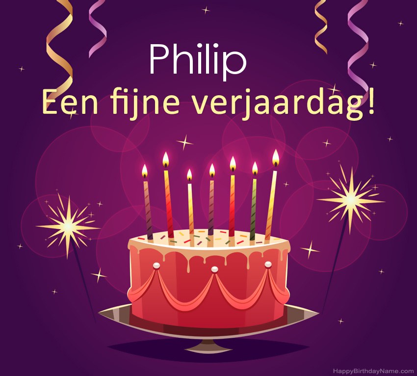 Grappige groeten voor fijne verjaardag Philip-foto