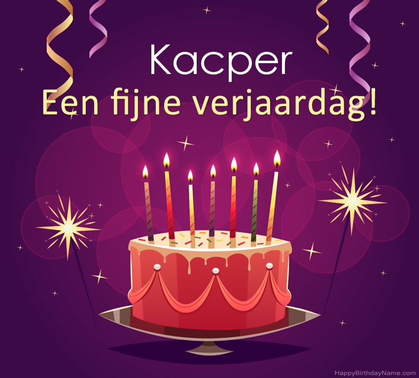 Grappige groeten voor fijne verjaardag Kacper-foto