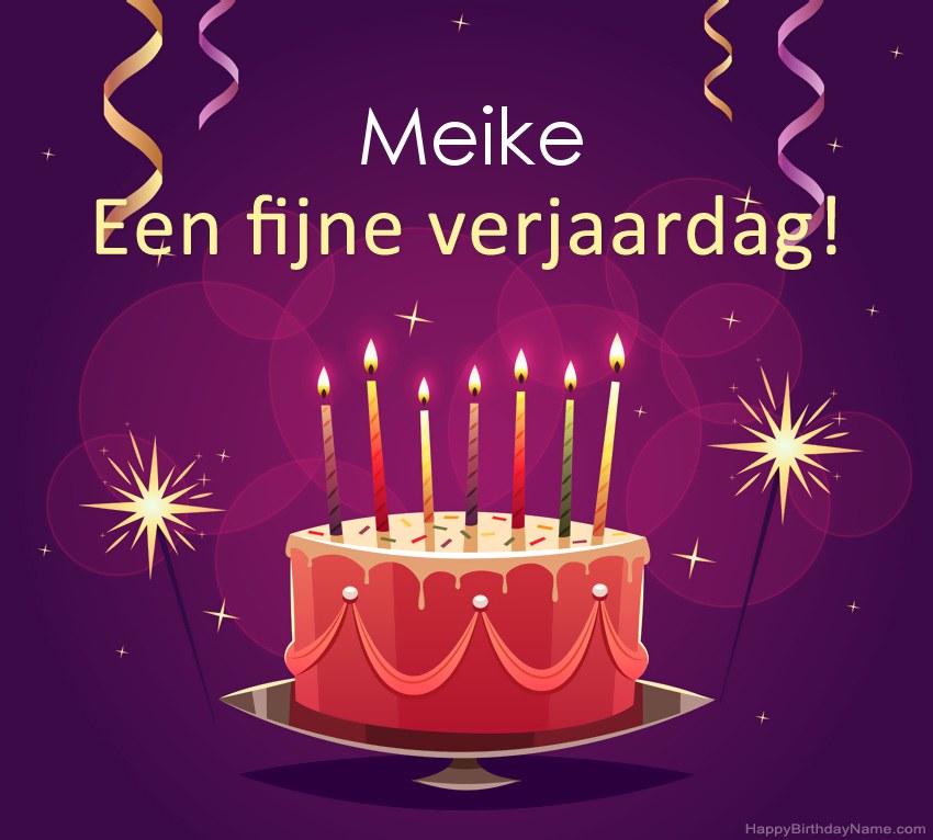 Grappige groeten voor fijne verjaardag Meike-foto