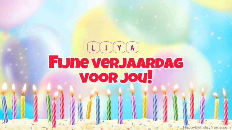 Grappige gelukkige verjaardagskaarten voor Liya