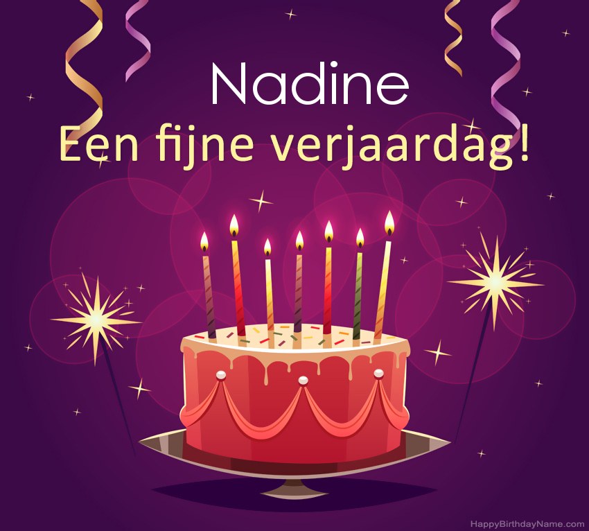 Grappige groeten voor fijne verjaardag Nadine-foto Grappige groeten voor fijne verjaardag Nadine-foto
