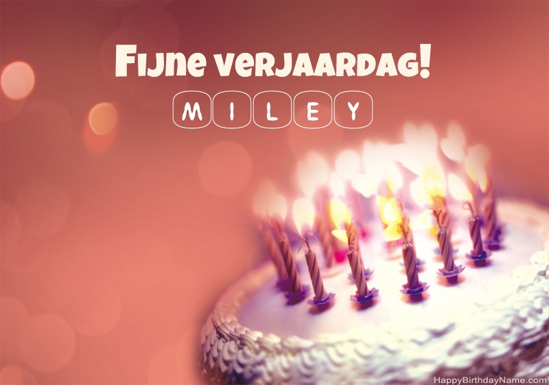 Gelukkige verjaardag Miley foto