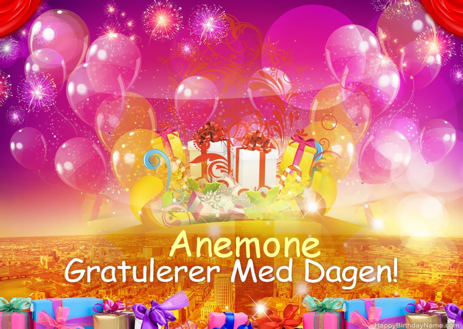 Morsomme bilder Gratulerer med fødselsdagen Anemone