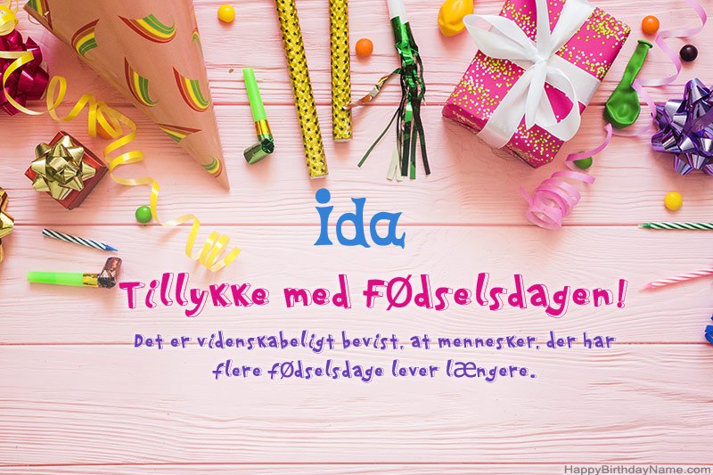 Download gratulerer med fødselsdagen Ida gratis