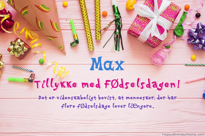 Download gratulerer med fødselsdagen Max gratis