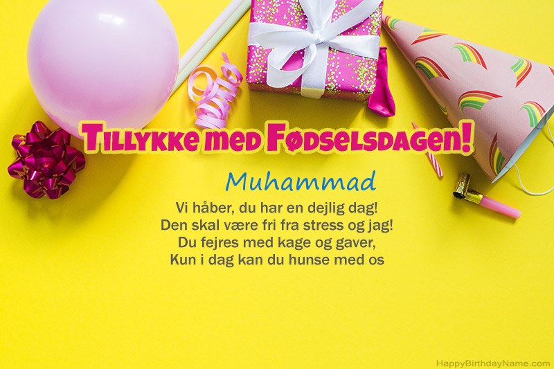 Tillykke med fødselsdagen Muhammad i prosa