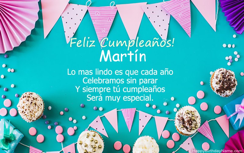 Feliz cumpleaños Martín, bellas imágenes