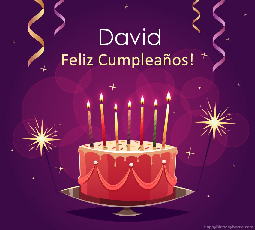 Saludos graciosos para feliz cumpleaños David fotos
