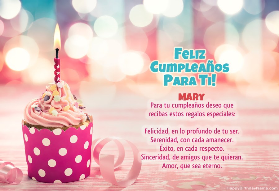 Descargar Happy Birthday card Mary gratis