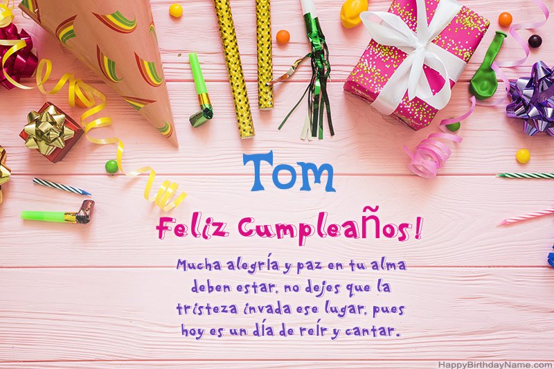 Descargar Happy Birthday card Tom gratis