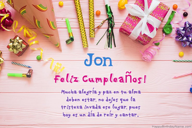 Descargar Happy Birthday card Jon gratis