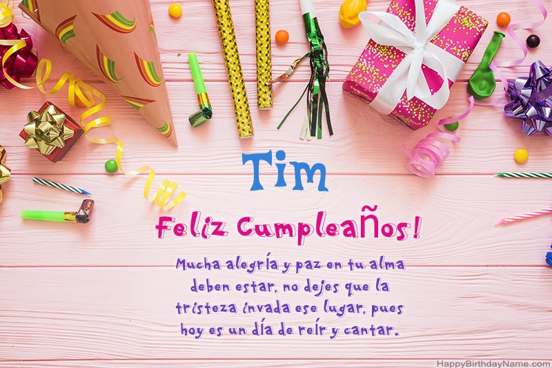 Descargar Happy Birthday card Tim gratis